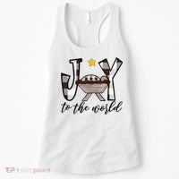 Joy To The World Baby Jesus In The Manger Women's Tank Top thumb 0