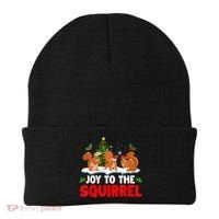 Joy To The Squirrel Christmas Santa Elf Reindeer Squirrel Meaningful Gift Beanie thumb 0