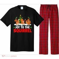 Joy To The Squirrel Christmas Santa Elf Reindeer Squirrel Meaningful Gift Pajama Set thumb 0