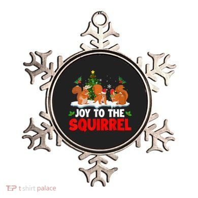 Joy To The Squirrel Christmas Santa Elf Reindeer Squirrel Meaningful Gift Ornament