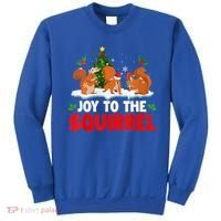Joy To The Squirrel Christmas Santa Elf Reindeer Squirrel Meaningful Gift Sweatshirt thumb 0