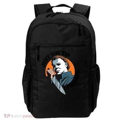 Just The Tip I Promise Horror Character Halloween Killer Backpack