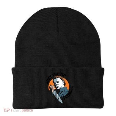 Just The Tip I Promise Horror Character Halloween Killer Beanie