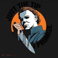 Just The Tip I Promise Horror Character Halloween Killer Women's Tank Top thumb 5