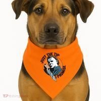 Just The Tip I Promise Horror Character Halloween Killer USA-Made Doggie Bandana thumb 1
