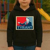 Justin Trudeau Tyrant Kids Hoodie thumb 3