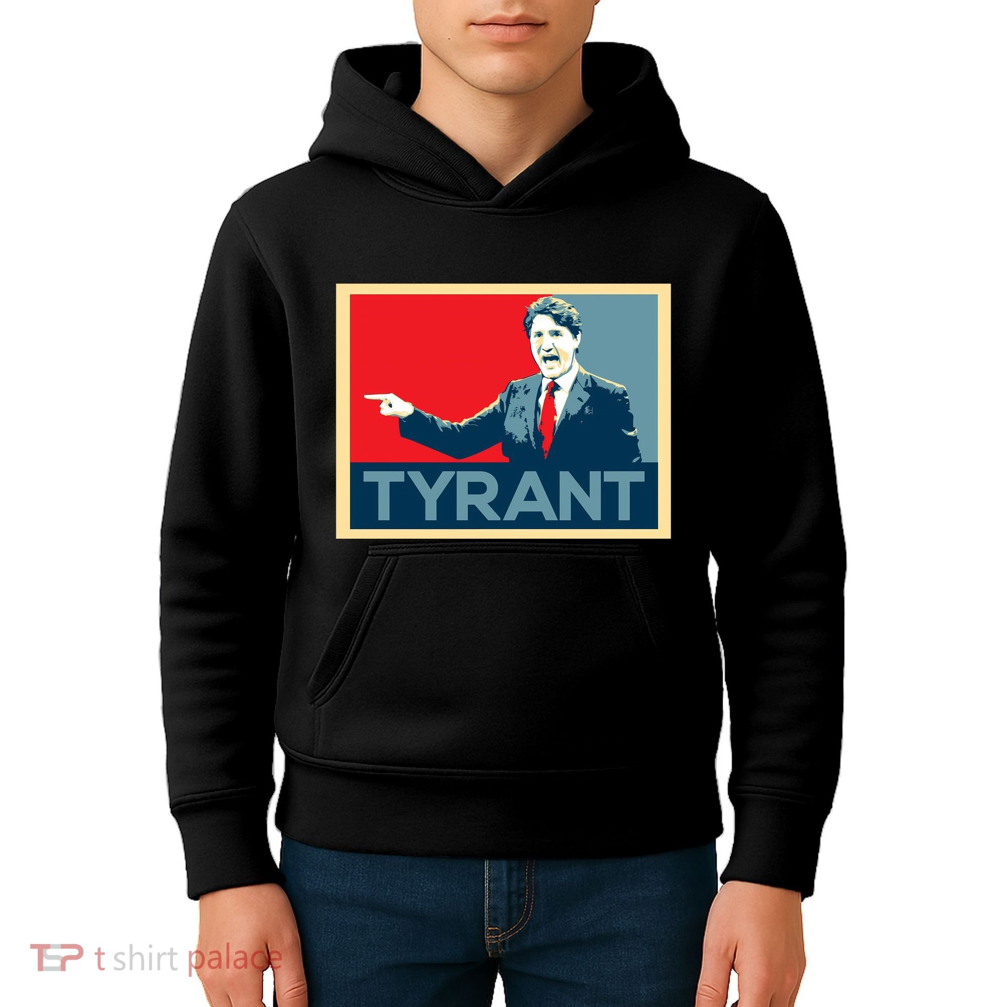 Justin Trudeau Tyrant Kids Hoodie