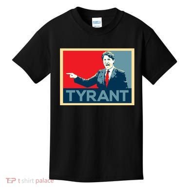 Justin Trudeau Tyrant Kids T-Shirt