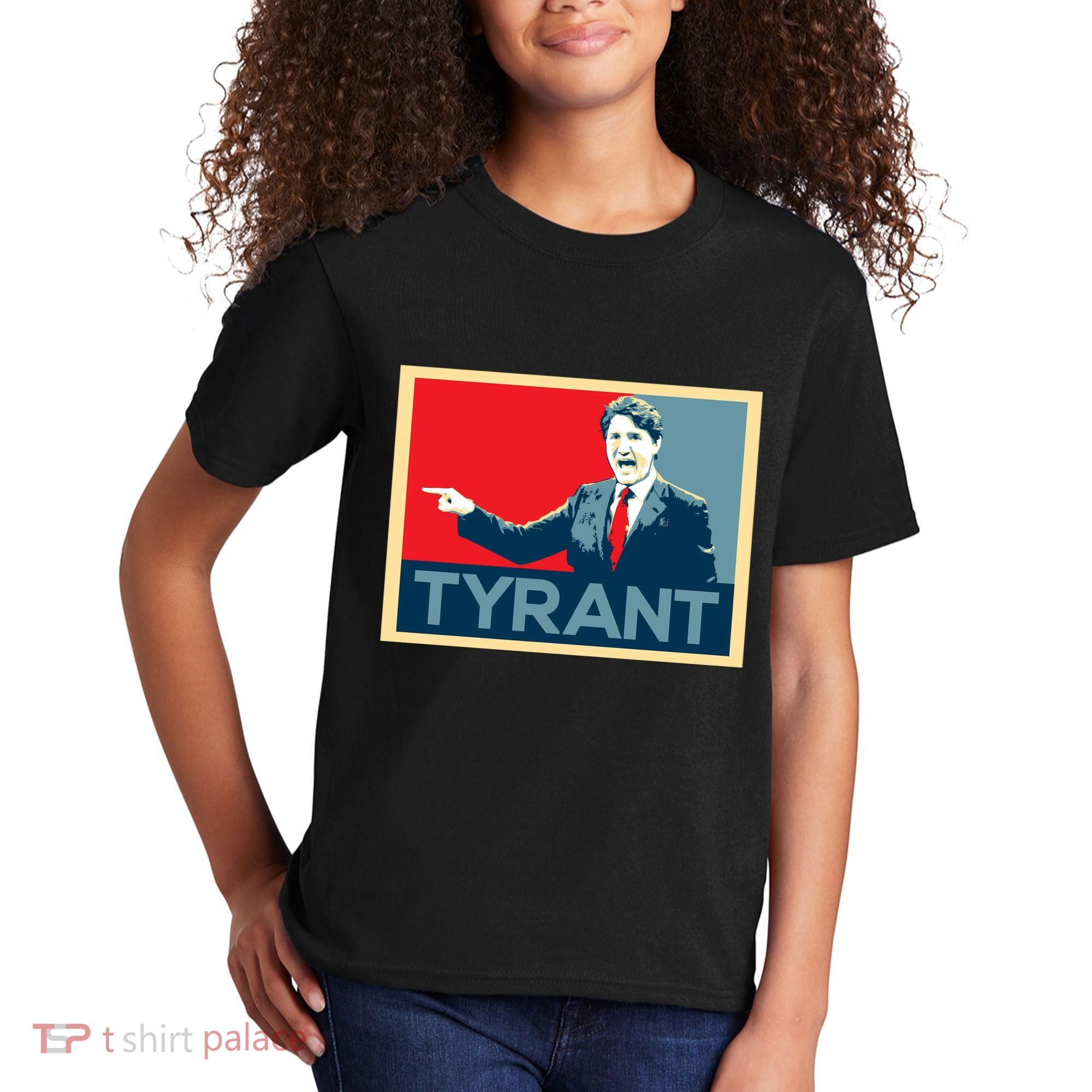 Justin Trudeau Tyrant Kids T-Shirt