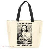 Jesus Take The Wheel I CanT Get Another Dui Tote Bag thumb 0