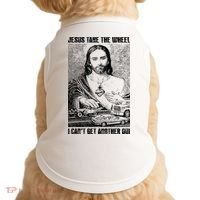 Jesus Take The Wheel I CanT Get Another Dui Doggie Tank thumb 0