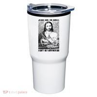 Jesus Take The Wheel I CanT Get Another Dui Tumbler thumb 0