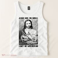 Jesus Take The Wheel I CanT Get Another Dui Tank Top thumb 2