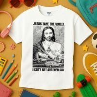 Jesus Take The Wheel I CanT Get Another Dui Kids T-Shirt thumb 3