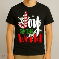 Joy To The World Christmas Festive T-Shirt thumb 3