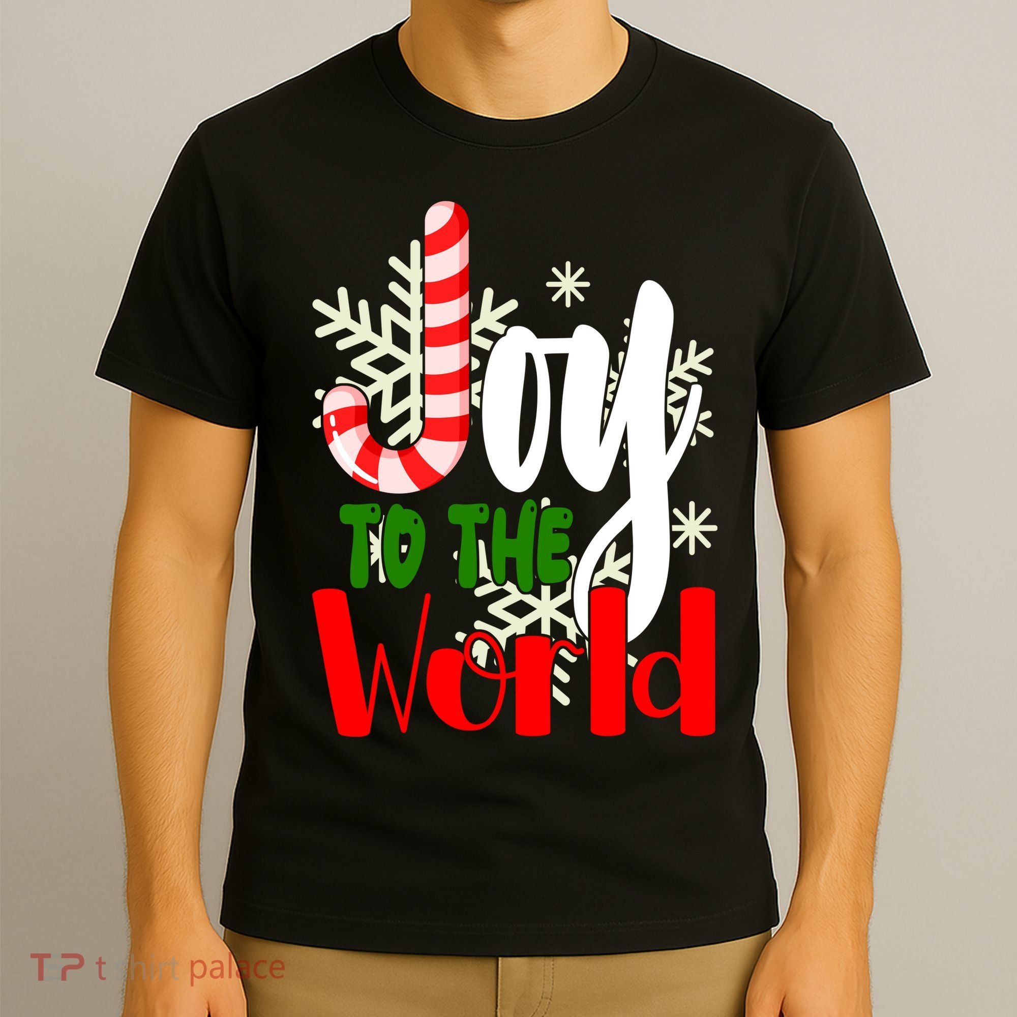 Joy To The World Christmas Festive T-Shirt