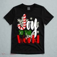 Joy To The World Christmas Festive T-Shirt thumb 5