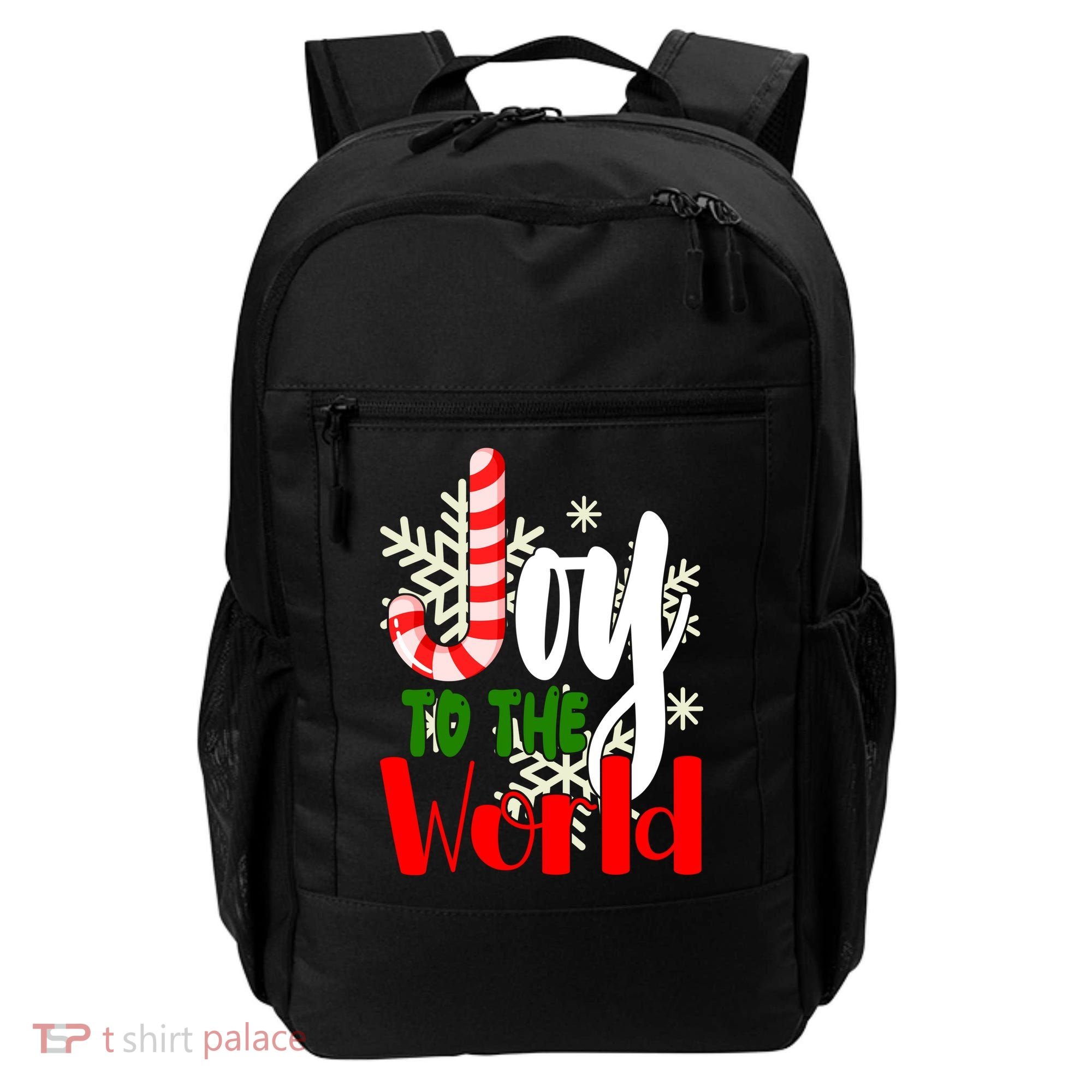 Joy To The World Christmas Festive Backpack