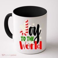 Joy To The World Christmas Festive Coffee Mug thumb 0