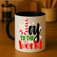 Joy To The World Christmas Festive Coffee Mug thumb 4