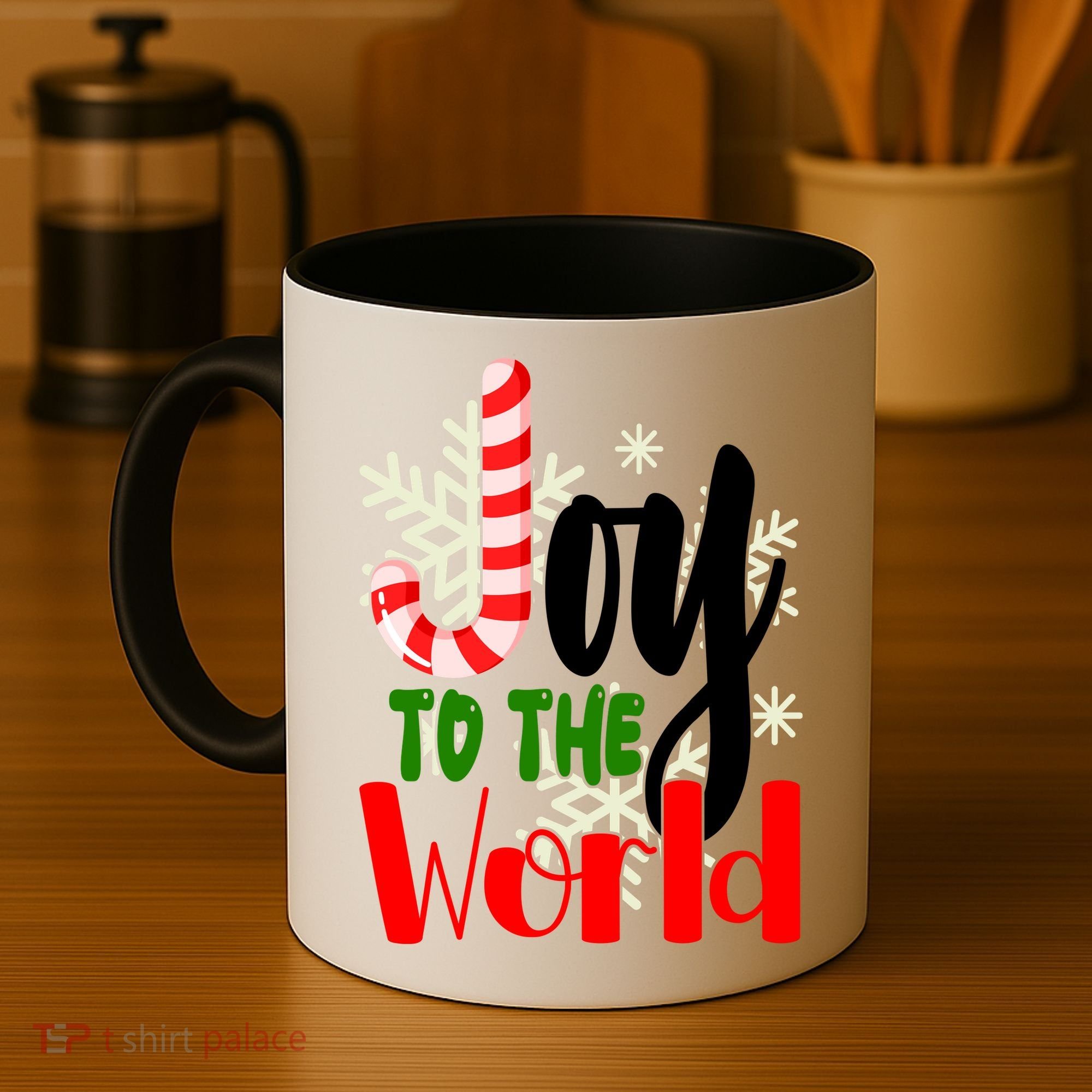 Joy To The World Christmas Festive Coffee Mug