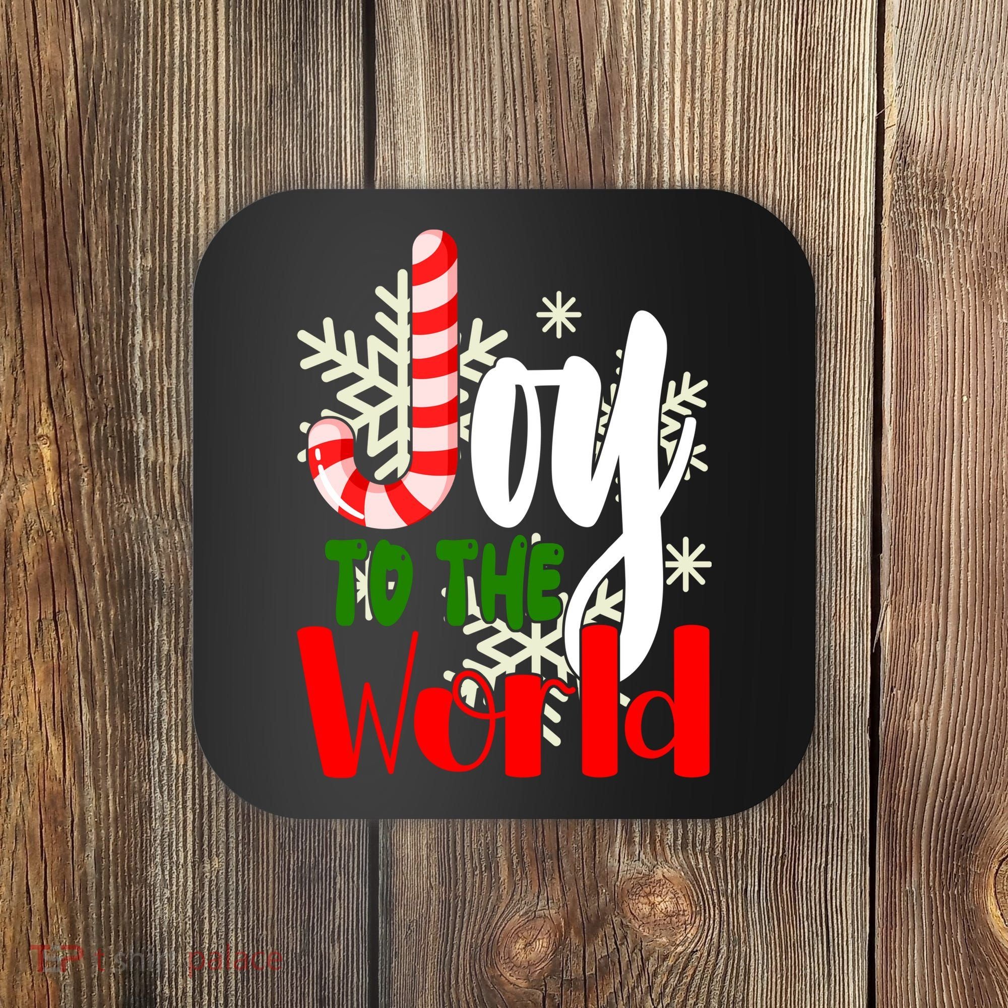 Joy To The World Christmas Festive Coaster