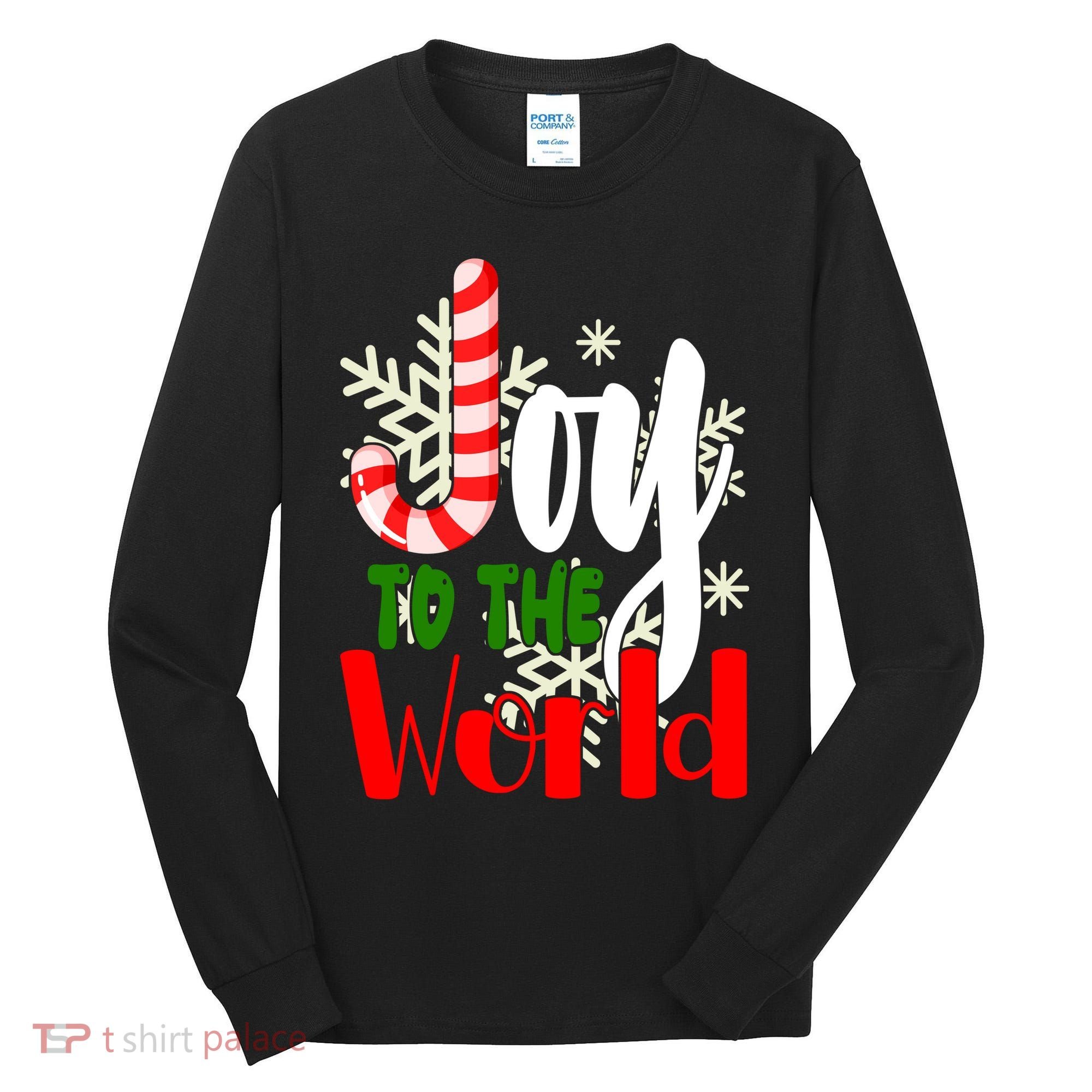 Joy To The World Christmas Festive Tall Long Sleeve Shirt