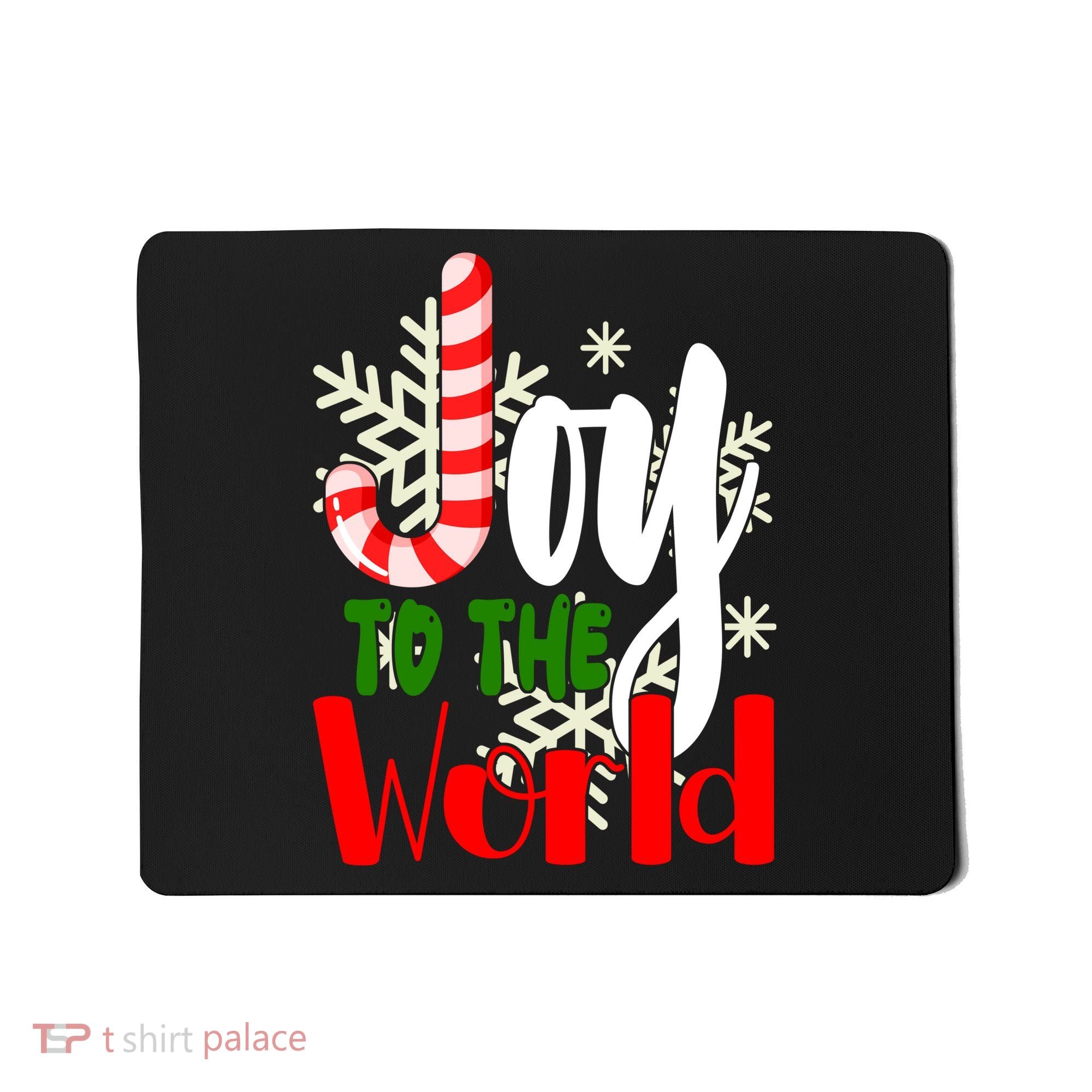 Joy To The World Christmas Festive Mousepad