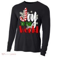 Joy To The World Christmas Festive Cooling Performance Long Sleeve Crew thumb 0