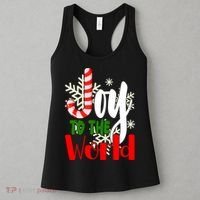Joy To The World Christmas Festive Women's Tank Top thumb 3