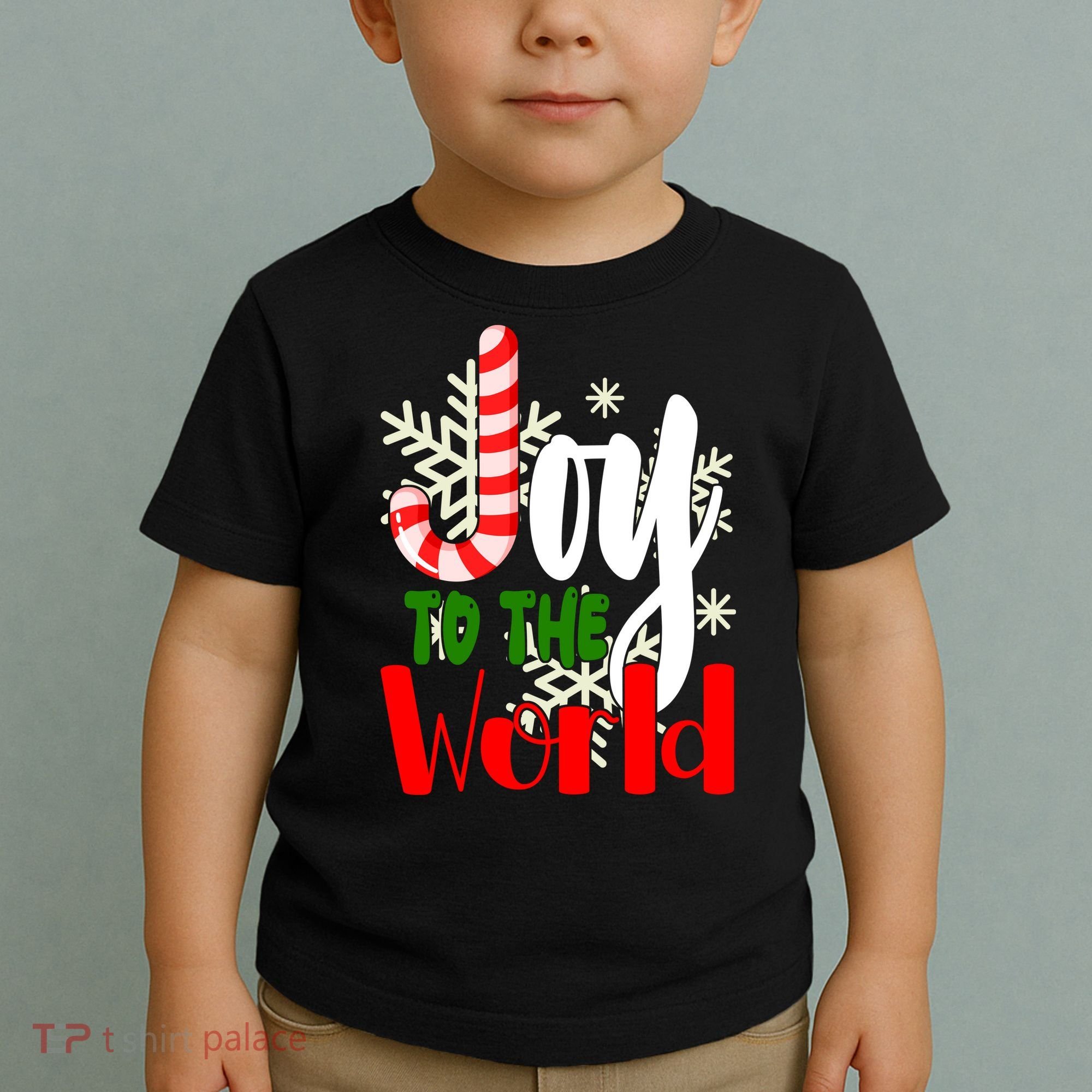 Joy To The World Christmas Festive Toddler T-Shirt