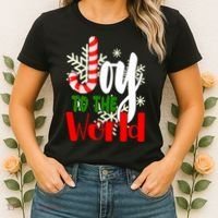 Joy To The World Christmas Festive Women's T-Shirt thumb 2