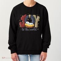 Joy To The World Nativity Christmas Jesus Ger Gift Women's Sweatshirt thumb 0