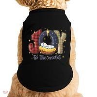 Joy To The World Nativity Christmas Jesus Ger Gift Doggie Tank thumb 0