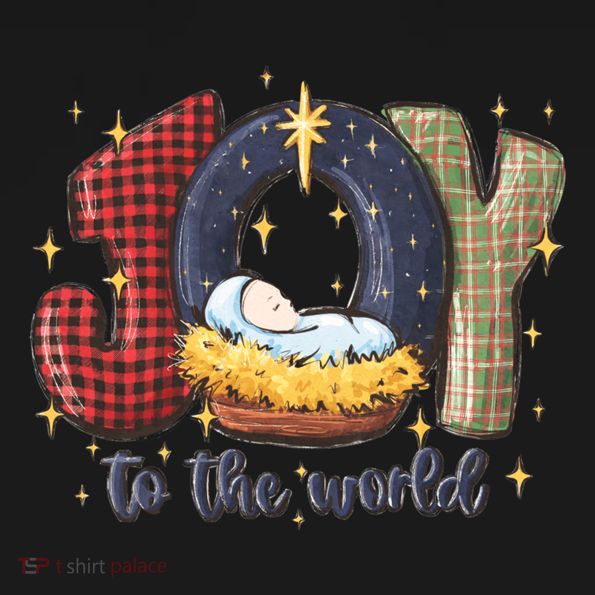 Joy To The World Nativity Christmas Jesus Ger Gift Women's Hoodie