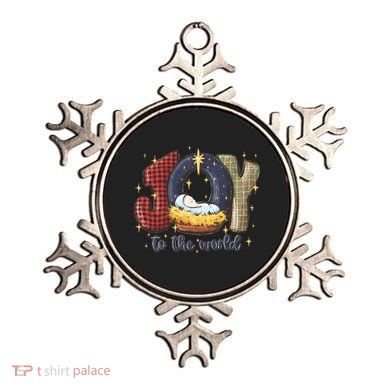Joy To The World Nativity Christmas Jesus Ger Gift Ornament