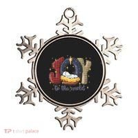 Joy To The World Nativity Christmas Jesus Ger Gift Ornament thumb 0