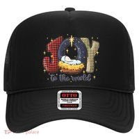 Joy To The World Nativity Christmas Jesus Ger Gift Hat thumb 0