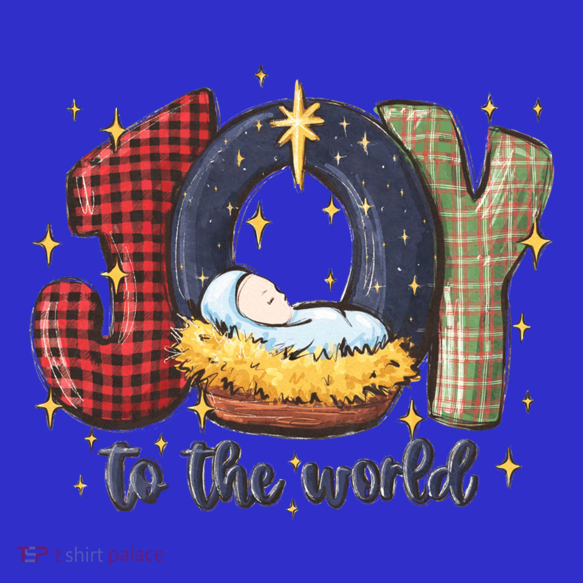 Joy To The World Nativity Christmas Jesus Ger Gift Women's Tank Top