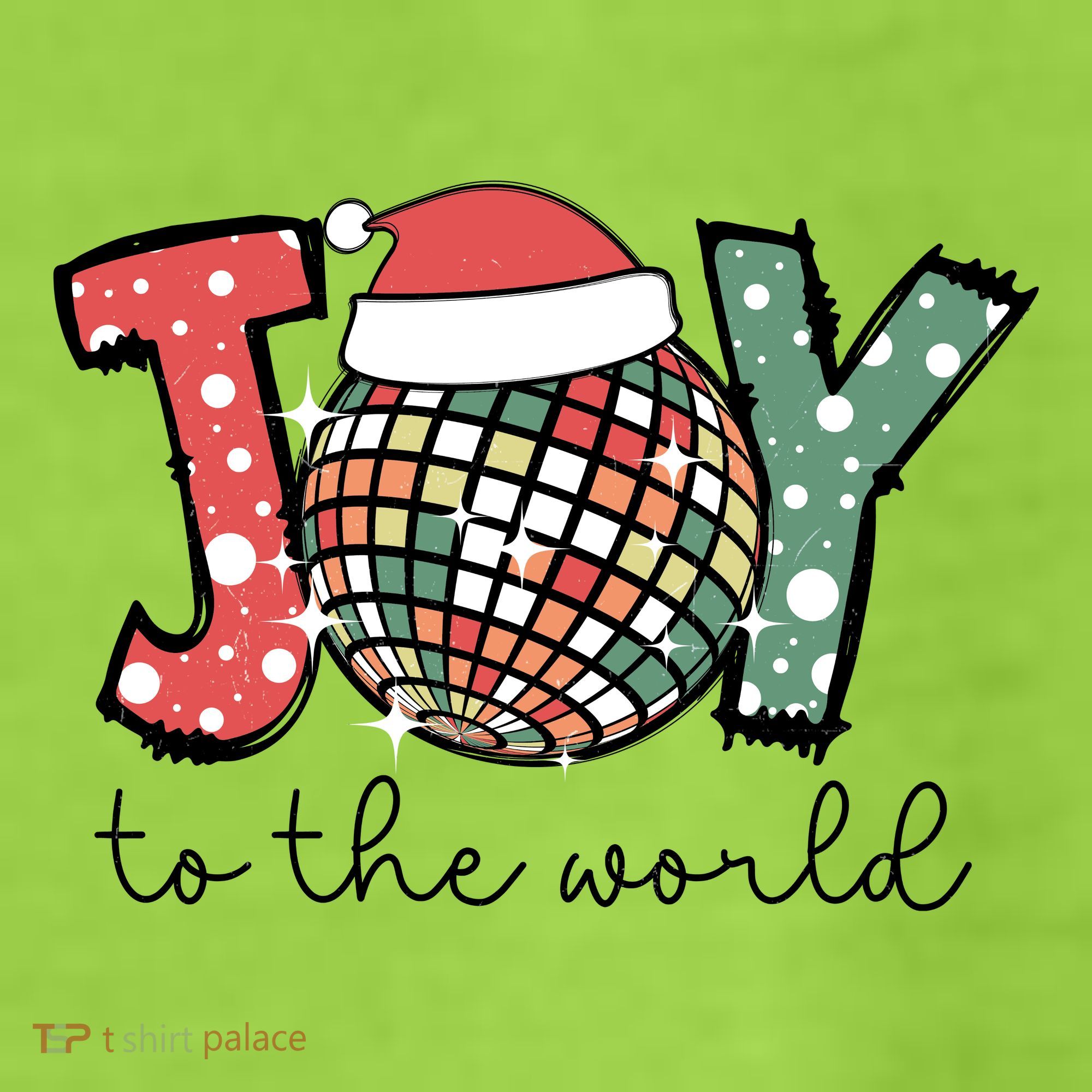 Joy To The World Disco Christmas Holiday Adult Drive Performance Visor