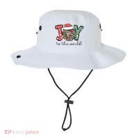 Joy To The World Disco Christmas Holiday Bucket Hat thumb 0