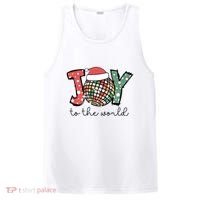 Joy To The World Disco Christmas Holiday PosiCharge Competitor Tank thumb 0