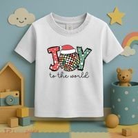 Joy To The World Disco Christmas Holiday Toddler T-Shirt thumb 3