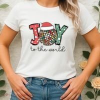 Joy To The World Disco Christmas Holiday Women's T-Shirt thumb 2