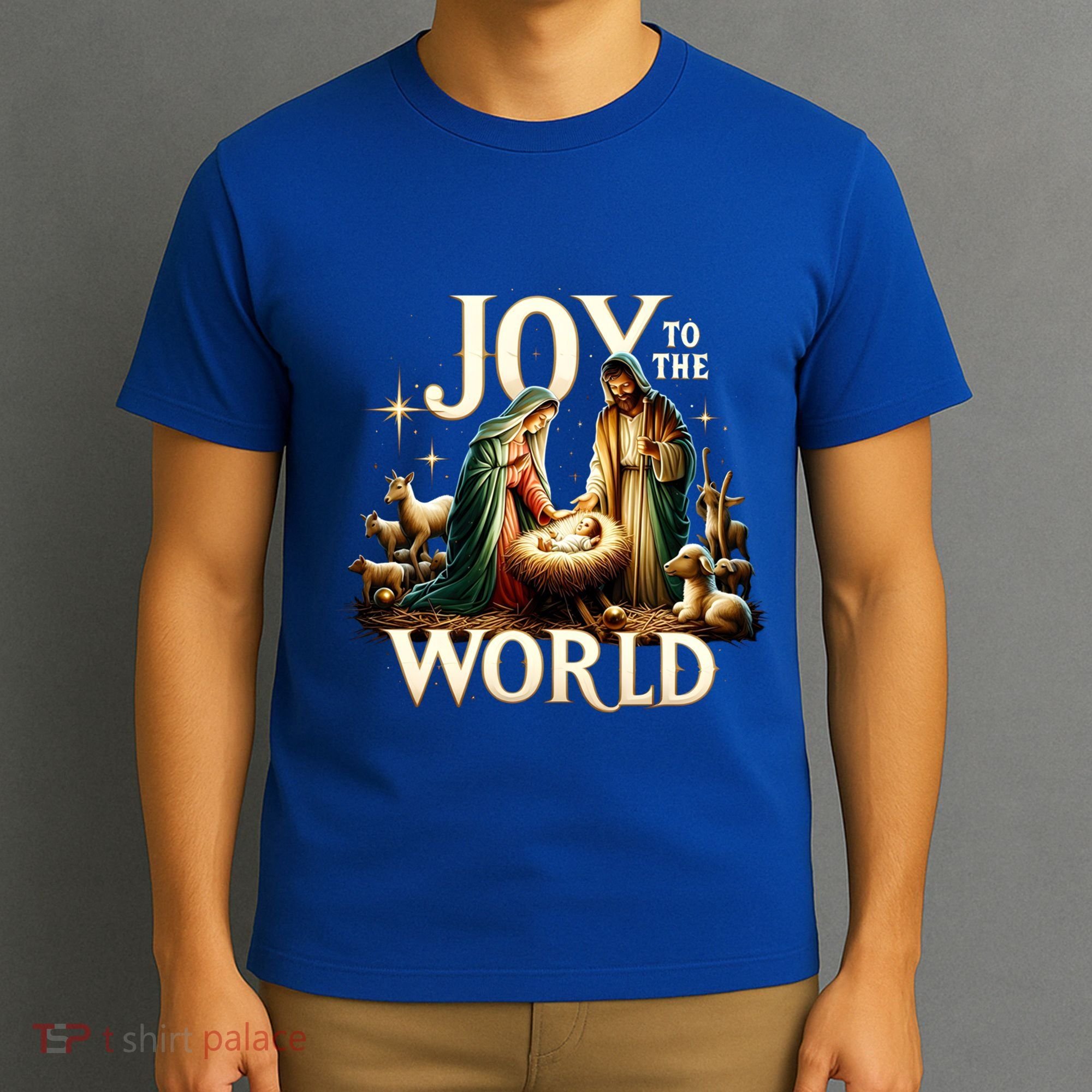 Joy To The World True Story Christmas Xmas Jesus Nativity Gift T-Shirt