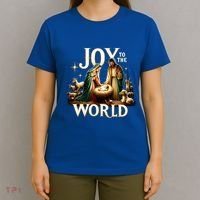 Joy To The World True Story Christmas Xmas Jesus Nativity Gift T-Shirt thumb 4