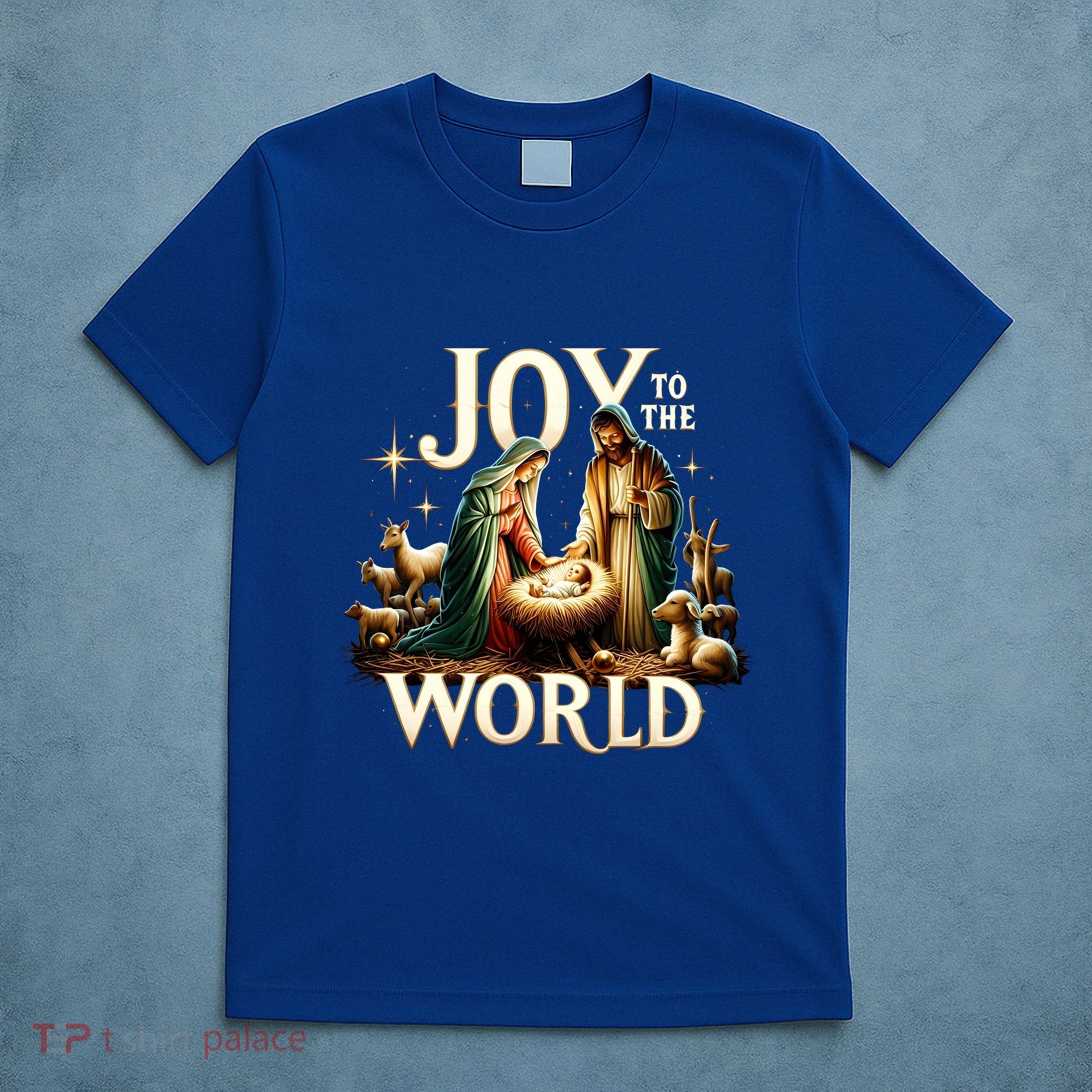 Joy To The World True Story Christmas Xmas Jesus Nativity Gift T-Shirt