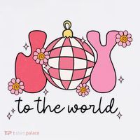 Joy To The World Cute Disco Holiday Women's Hoodie thumb 2