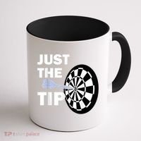 Just The Tip Please Darts Dart Player Team League Gift Coffee Mug thumb 1