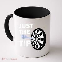 Just The Tip Please Darts Dart Player Team League Gift Coffee Mug thumb 0